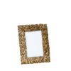 Porte photo feuilles dorées 10x15 cm