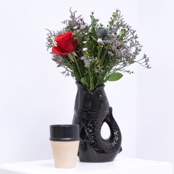Vase Pichet Poisson Céramique Grand Modèle – Image 2