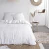 Parure de lit 220X240 blanche craie Slow Life – Image 2