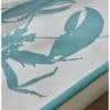 Plateau métal blanc Homard bleu Beach House – Image 4
