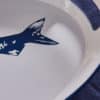 Plateau métal blanc Poisson bleu marine French Port – Image 4