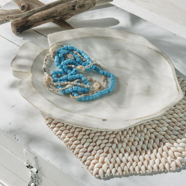Vide poche poisson bois blanc Beach House – Image 2