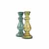 Bougeoir Jaune en verre transparent Caidas – Image 4