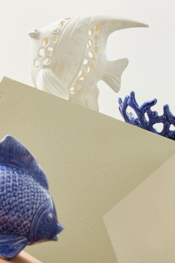 Coupe décorative corail bleu - Vide poche – Image 3