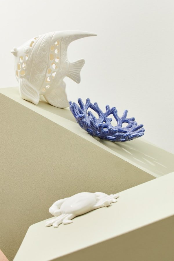 Coupe décorative corail bleu - Vide poche – Image 2