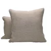 Coussin lino naturel 45x45cm lin et coton – Image 5