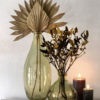 Vase Jaune en verre transparent Soraya 38cm – Image 3