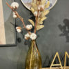 Vase Jaune en verre transparent Soraya 38cm – Image 2