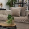 Edredon Velours Taupe 80X200cm Jaipur – Image 4