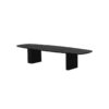 Table basse en chêne noir Pennsylvania 180x60cm