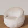 Fauteuil arrondi Gelato Vanille – Image 6
