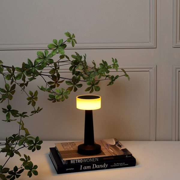 Lampe de table LED noir/blanc rechargeable – Image 2