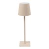 Lampe de table LED Touch crème rechargeable