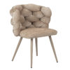 Chaise Rock Crème - lot de 2
