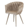 Chaise Wave Crème - lot de 2 – Image 7