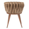 Chaise Wave Caramel - lot de 2 – Image 4