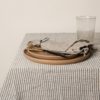 Plaid Naturel et Bleu foncé 130x180 cm Braid – Image 2
