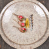 Assiette Beige Akaris 27 cm - Lot de 6 – Image 2