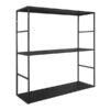 Etagère métal noir 3 niveaux – Image 4
