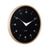 Horloge murale Osado Dome Noir et naturel – Image 2
