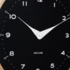 Horloge murale Osado Dome Noir et naturel – Image 4