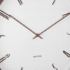 Horloge murale Scandia Blanc – Image 4