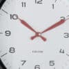 horloge modern factory noire