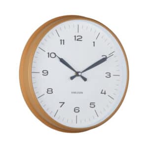 horloge modern factory ocre