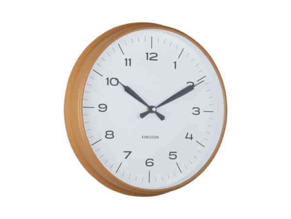 horloge modern factory ocre