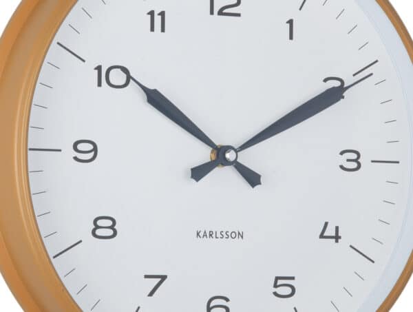 horloge modern factory ocre