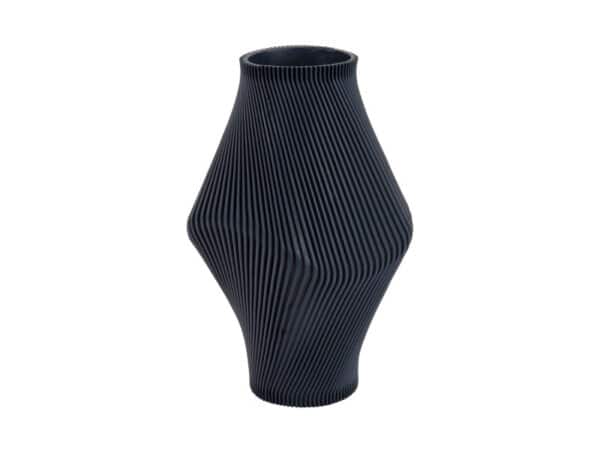 Vase twisted Bleu Present Time