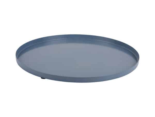 Plateau rond bleu Present Time