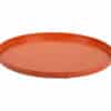 Plateau rond orange Present Time