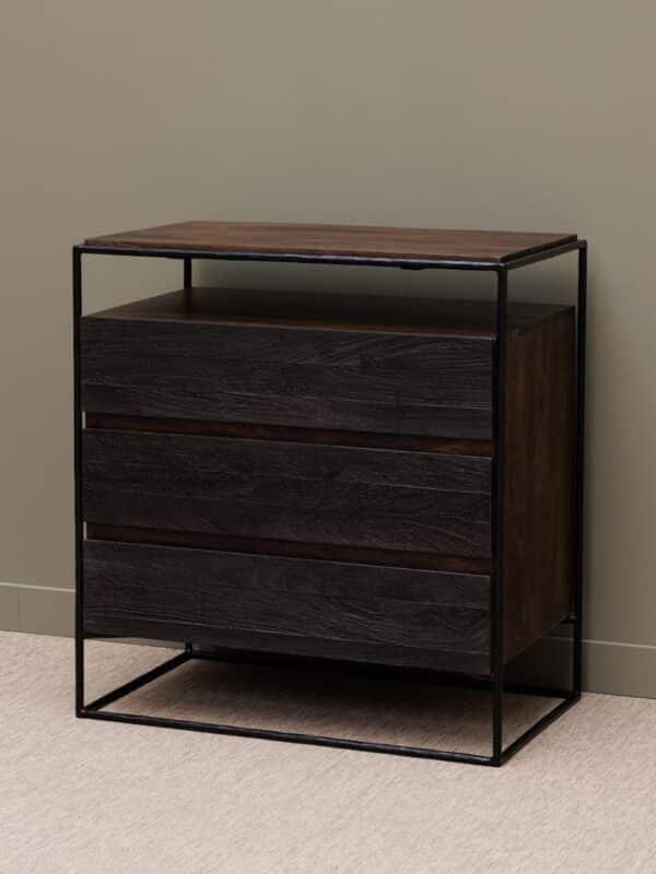 Commode 3 tiroirs fer forgé Forjia – Image 2