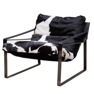 Fauteuil Peau de Vache Montaine