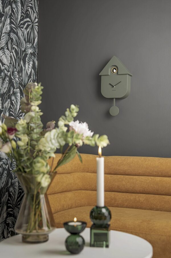 Horloge Moderne Cuckoo Karlsson Jungle green – Image 3