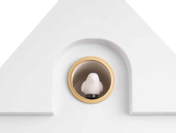 Horloge Moderne Cuckoo Karlsson blanche – Image 3