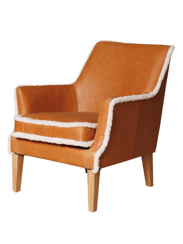 Fauteuil cuir Chamonix
