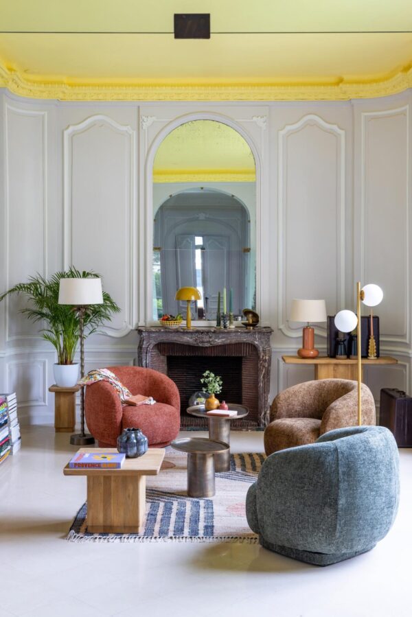 Fauteuil rotatif vert Moeraki – Image 6
