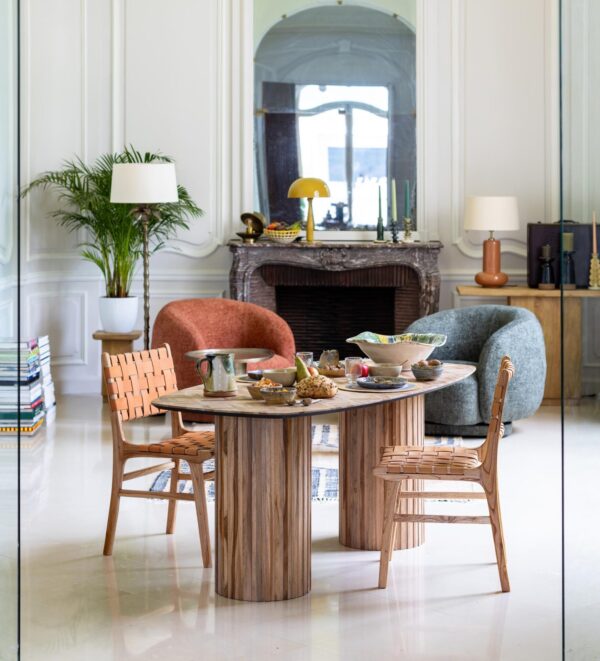 Fauteuil rotatif vert Moeraki – Image 7
