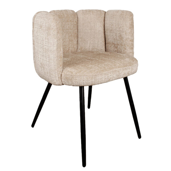 Chaise High Five Crème - Lot de 2