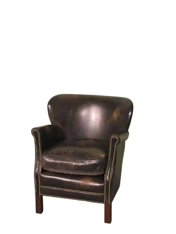 Fauteuil Camden Turner cuir vintage