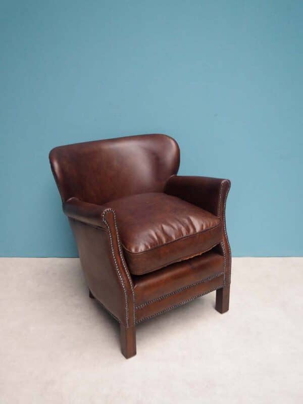 Fauteuil marron Turner – Image 2
