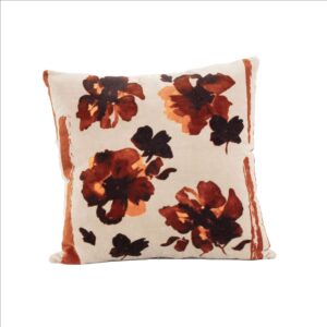 coussin aquarelle naturel