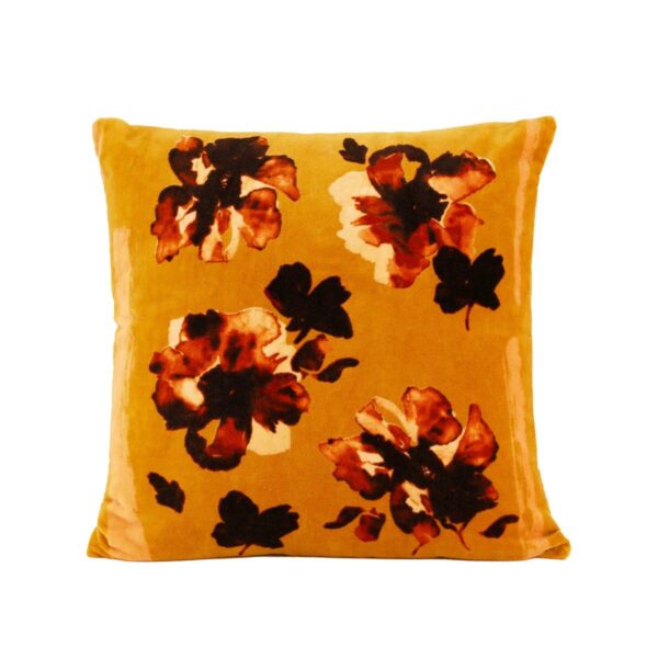 coussin aquarelle gold
