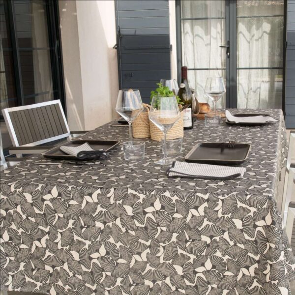 nappe ginko noir caviar
