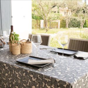 Nappe enduite Ginkgo 250x150cm