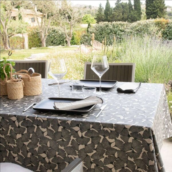 nappe ginko noir caviar